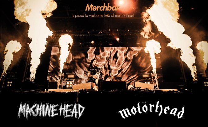 Motorhead and Machine Head merch now on Merchbar